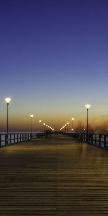Bridge, pier, wooden, night out, sunset Wallpaper @wallpapersmug : bit.ly/2EBfd6v - bi