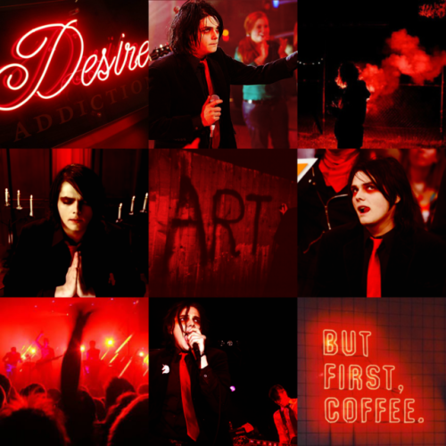 hesitantsins: Gerard Way throughout the eras w/ aesthetics