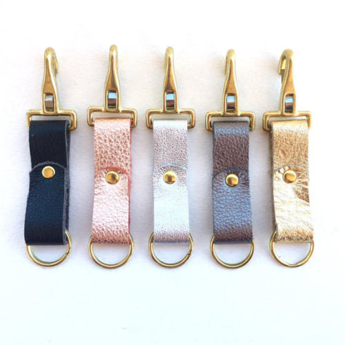 Leather Keychain //PetiteHero