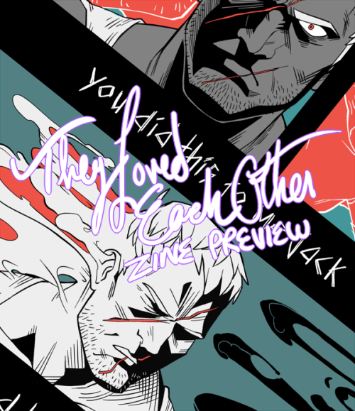 Here’s a preview of my comic to be featured in @theylovedeachotherzine !Keep your eyes peeled for pr