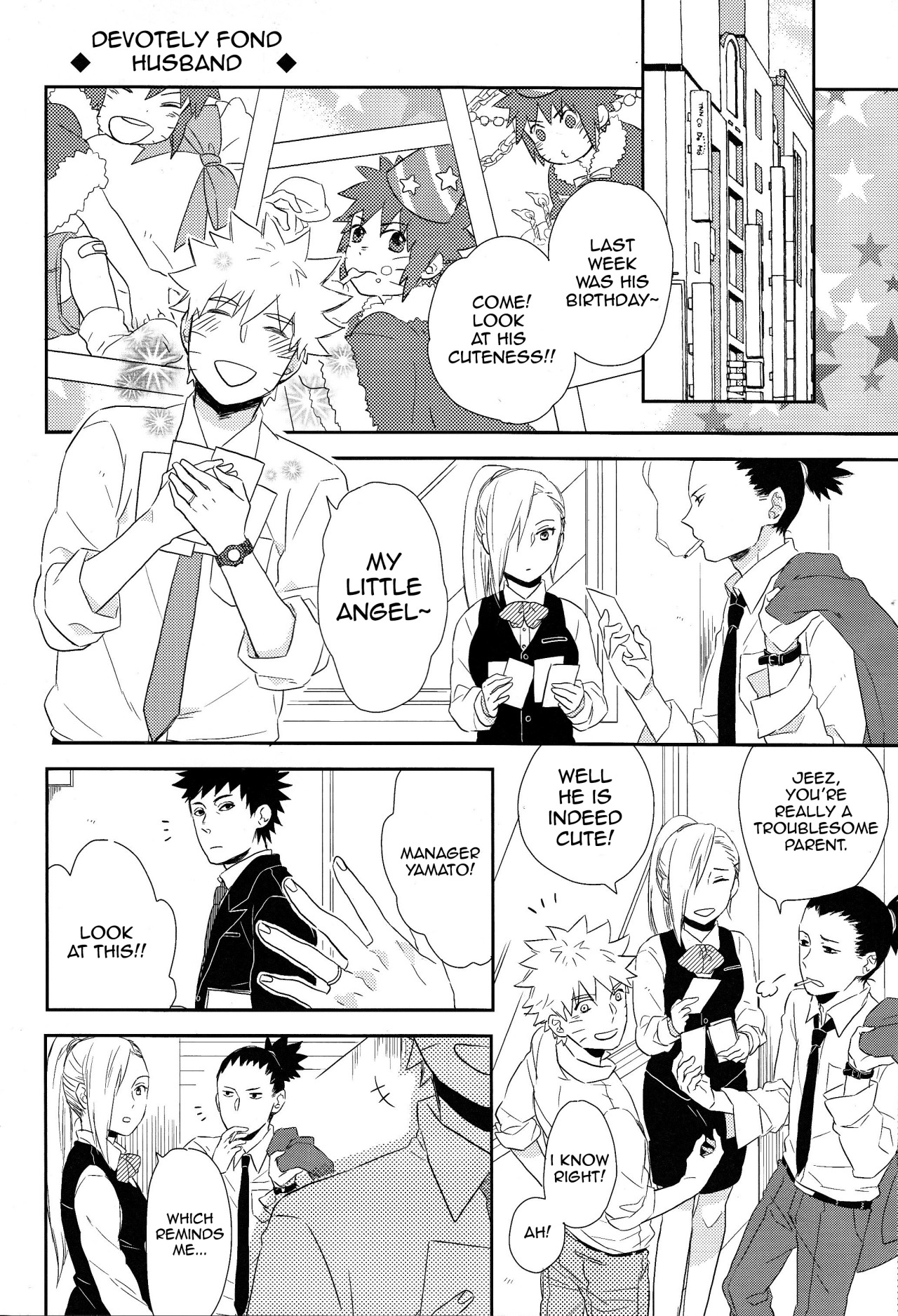 honey-vanilla:  Happiness Family! by ROKKARequested by petit21Translated by dattebanyaa