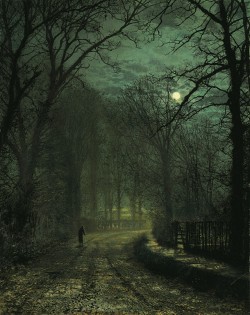 oldoils:  A Yorkshire Lane in November (1873)