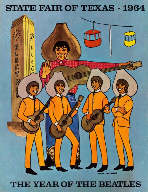 The Year of the Beatles.Souvenir program of the 1964 Texas State Fair.