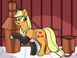 probablydnon: Applejack has a guilty, guilty pleasure ow0