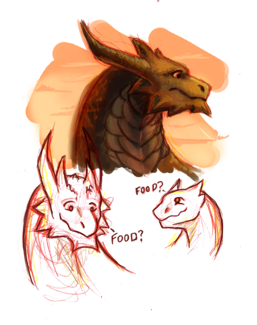 naominovik:faelans-treasure-chest:Some Kulingile doodles. I always imagine him as the kind of dragon