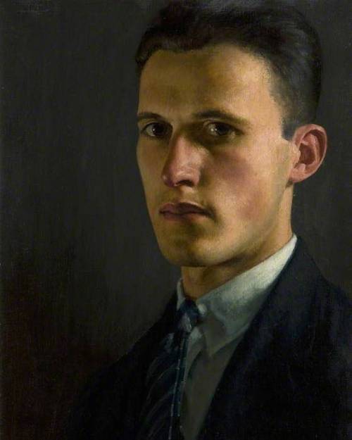 antonio-m:‘Self Portrait’, 1928. John Luke (1906-1975) Irish painter. oil on canvas. Ulster Museum, 