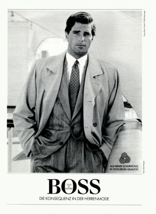 Selection Of 1980s Hugo Boss AdvertisementsPart 4.