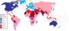 How often countries vote with the United States at the United Nations General Assembly
[[MORE]]
nyshtick:
“  There are a few ways of calculating this. It was basically the percentage of the time that the country voted the same way as the United...