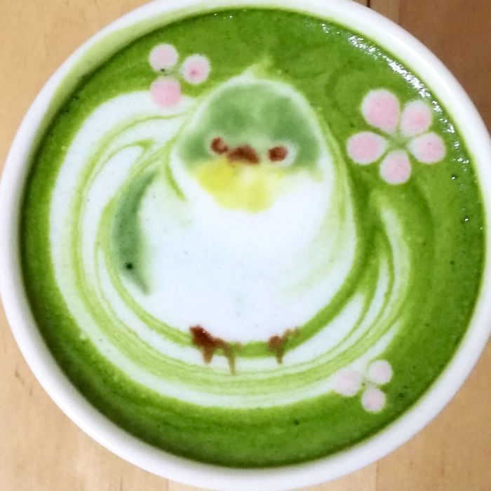 nae-design: Stunning froth masterpieces by latte artist Ku-san
