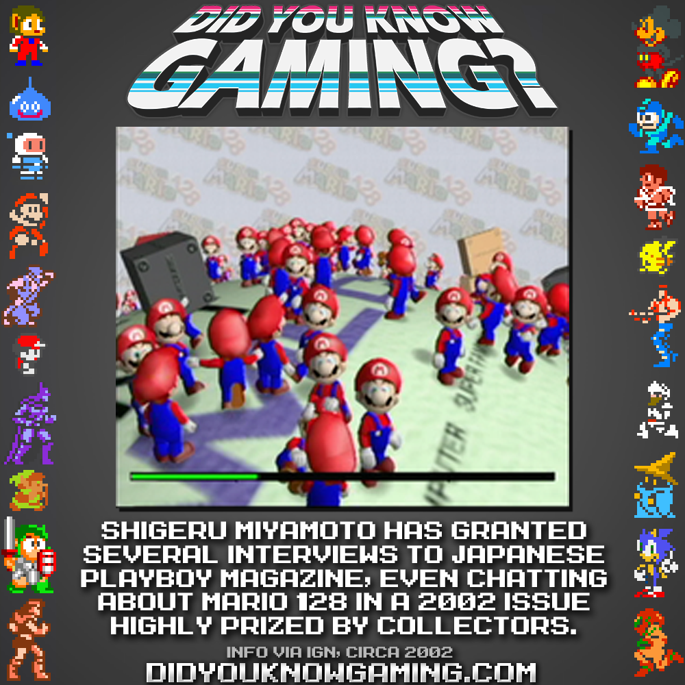 Did You Know Gaming? — Did you know about Shigeru Miyamoto's plan