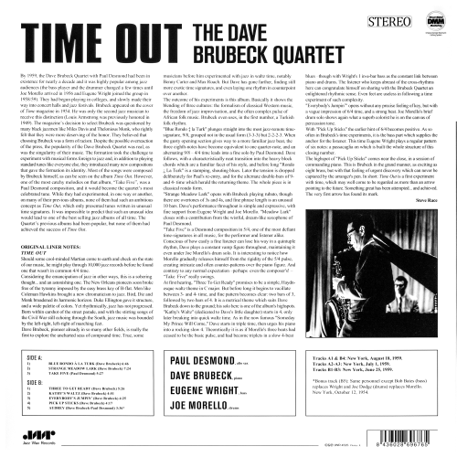 sign5l:  000325. The Dave Brubeck Quartet - Time Out (1959) listen|spotify