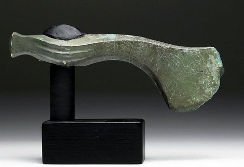 archaicwonder:Koban Culture Bronze Axe Head, Caucasus, 9th-8th Century BCThe Koban culture is a late