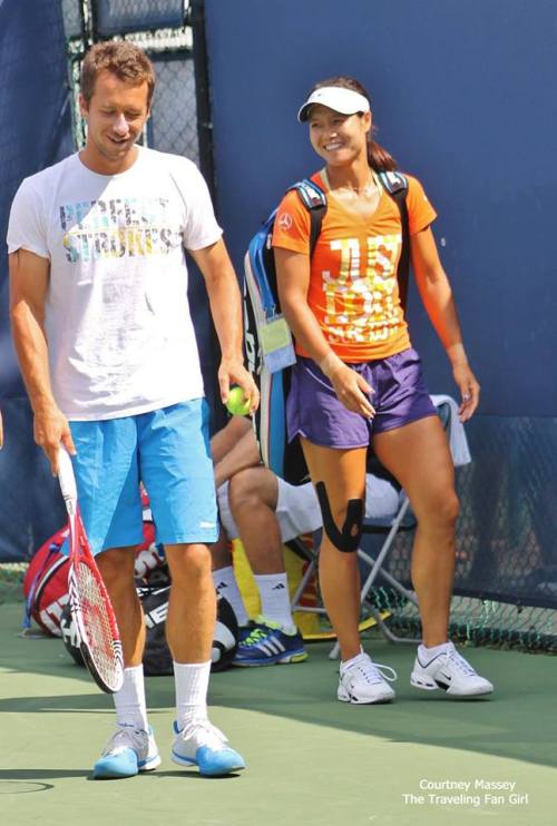Philipp Kohlschreiber &amp; Li Na. Cincinnati 2013. [more]