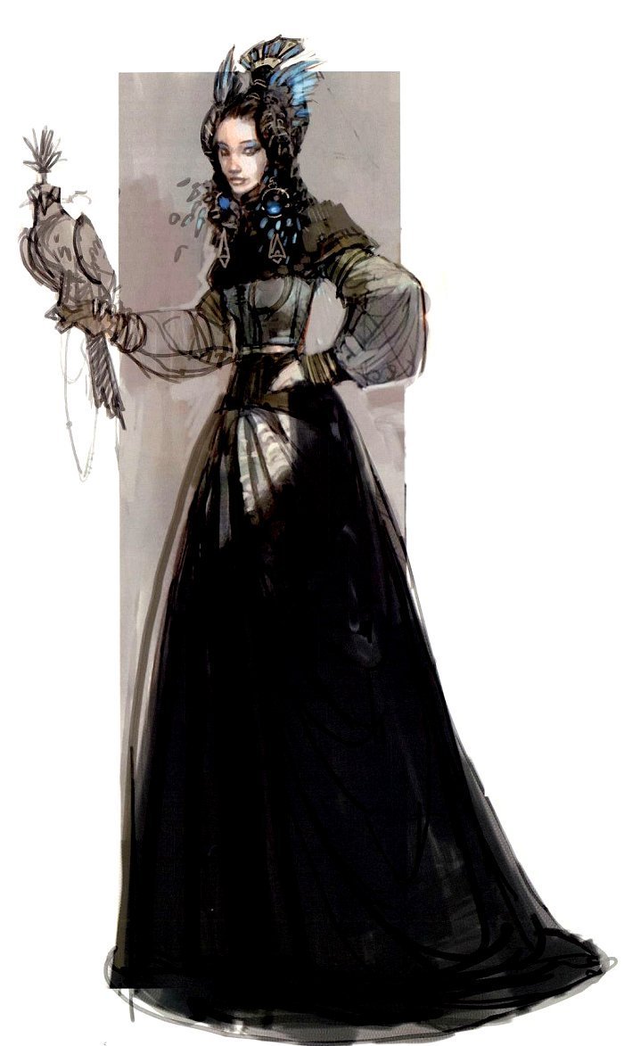 darthluminescent:  Padme Amidala Concept Art // Star Wars: Attack of the Clones