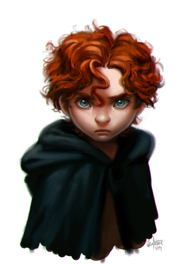 lisadorina:  A tribute to Miyuli’s genderbent Merida :&gt; I finally spent