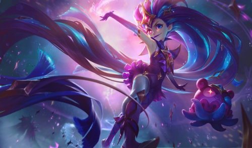 notoriouslydevious:Star Guardian Neeko, Star Guardian Xayah, Star Guardian Rakan & Star Guardian Zoe - Splash Arts