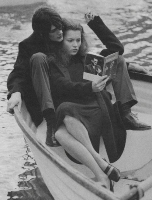 Kate Moss photographed by Bruce Weber, styled by Joe McKenna for Vogue, 1996.