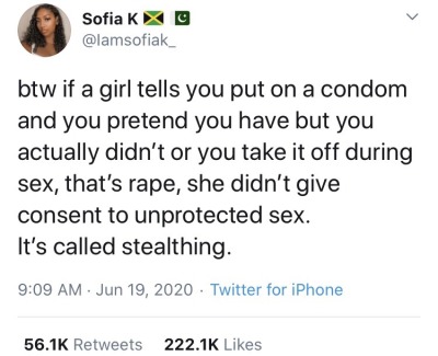 butch-with-a-tortoise-deactivat:feministism:It’s also a form of reproductive abuse. Damaging, hiding, or tampering someone’s contraceptives in order to trick or force them into getting pregnant Or to prevent them from it behind their back is abuse Consent