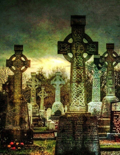 Celtic Cross, cemetery