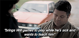 elevenspower:bob newby + being an amazing father figure to will