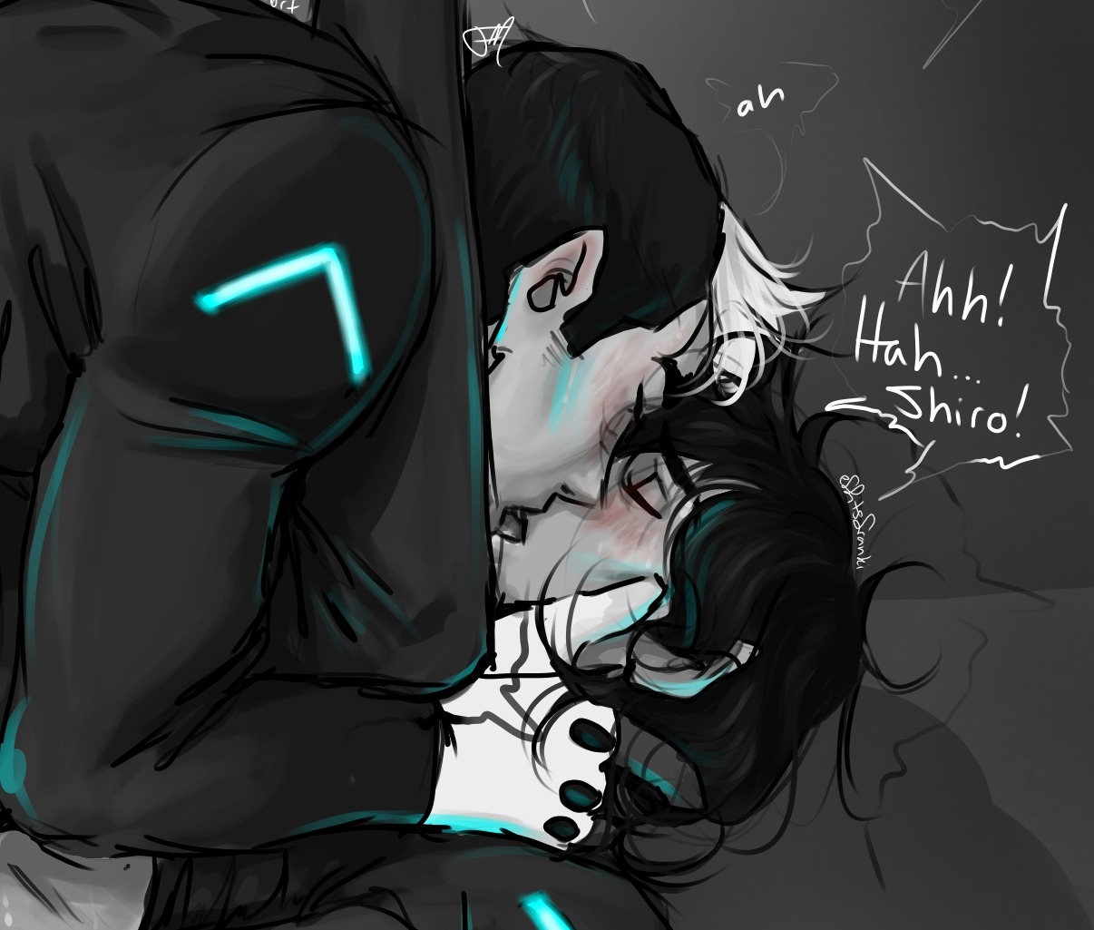 uneballe-unmort:   you ever too impatient to frick your bf that you don’t even