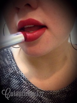 curvalicious77:  It’s a red lipstick kinda day :) I don’t wear it often but when I do it makes me feel so different…..sexy even xxxoo