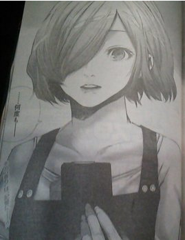 kanekibellrock:  Touka got a really cute haircut    Like holy crap look at that precious bob