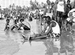 dynamicafrica:  In Photos: “A Gorean Summer” by Fabrice Monteiro. The usual photographs I’ve become accustomed to seeing of Goree Island are usually related to the island’s historic past as a port and base for European traders. These black-and-white