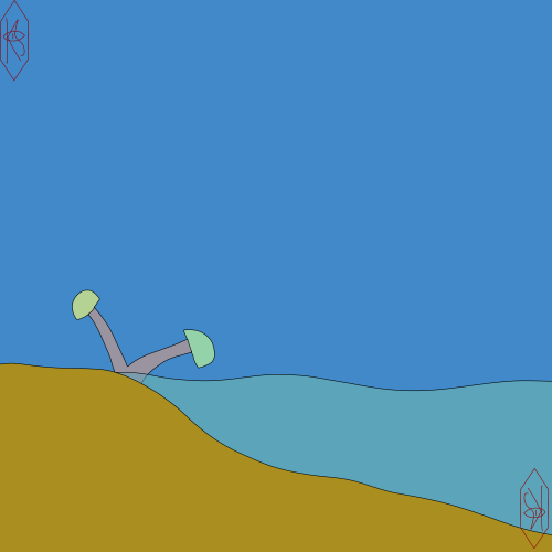 Moriatili, Commonly Called A Duo Head, Are Semiaquatic Fungi, Theyve Evolved Two Heads, One Pointing