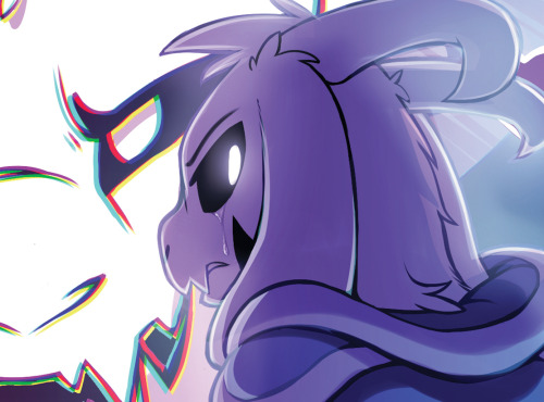 Something about Asriel just gets me like no character in the past has before. Gosh. my precious goat childI’ll have this as a big ol’ print available at Bronycon and Trotcon and other future cons, including copies on this super nice sparkly
