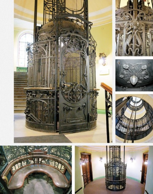 XXX steampunktendencies:    Steam-powered elevator, photo