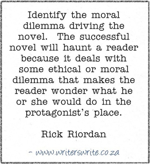 amandaonwriting:Writing Quote – Rick Riordan