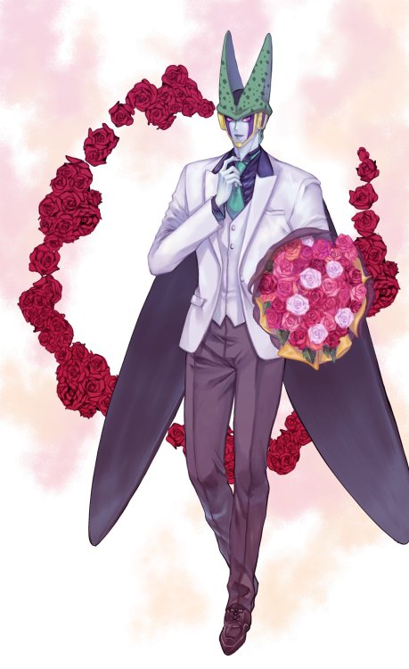  Celebrating White Day and I wanted to draw a suit. 