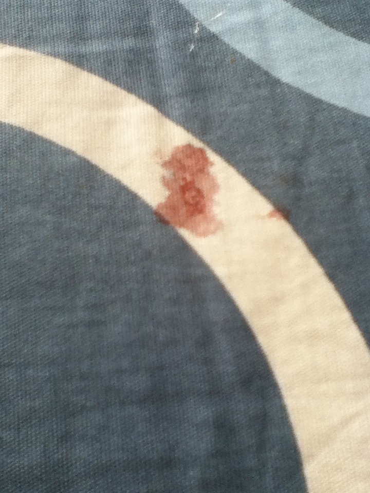 professionalcinnabon:  professionalcinnabon:  woke up to a blood stain on my bedsheets