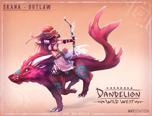 ··· OUTLAWS ···Character design for the Wild West challenge! You can see my full entry for the chall