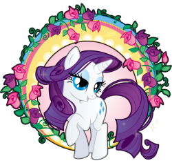 twilightsprinkle:  Rarity by K-a-m-b-i  Lovely &lt;3