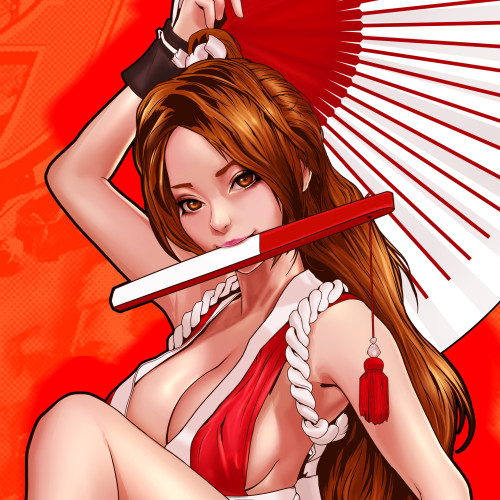 dalinscar:  Mai Shiranui by Fei Teng https://www.artstation.com/teng-fei