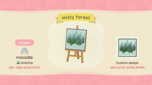 Custom Paintings / Patterns - Misty Mount Sunrise, Starry, Kitty Wreath, Sky Whale and Misty Forest