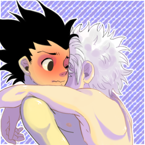 killuas-and-gun: hug me, Gon | KamuiHand [pixiv] 