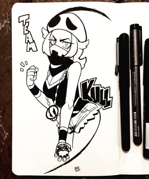 mikeluckas:Team Skull cutie for Cutie Saturday!!