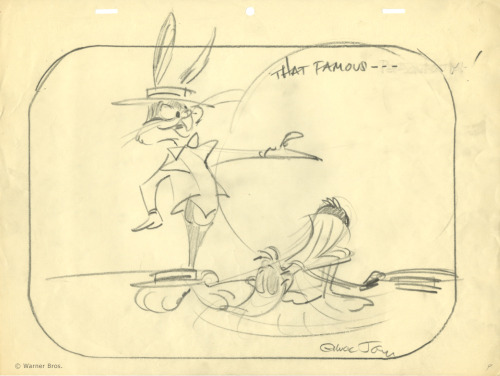 directedbychuckjones:  Layout drawings, graphite and colored pencil, by Chuck Jones for the televisi