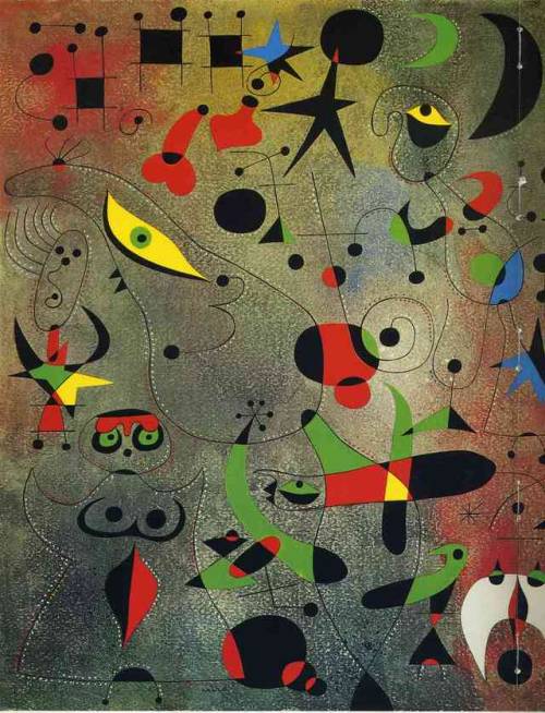 Constellation Awakening At Dawn Via Joan Miro