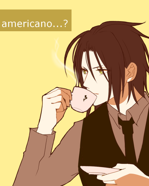 electric-firefly:  How do You Like Your Coffee? | Artist: 優起 | Permission to Post ※ Reblog, Do Not Repost. Please rate/bookmark the artist's work!