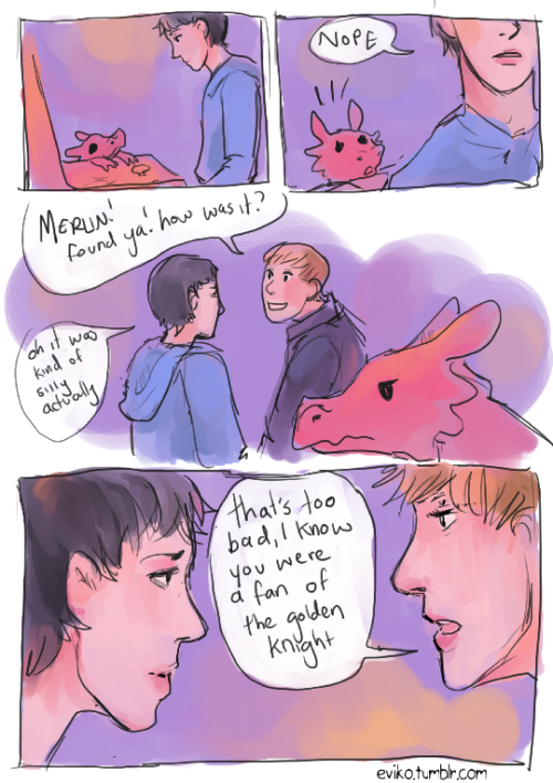 eviko:Magicalgirl!Merlin AU mini comic 1 : Don’t go dragon Me down.Explination, Magicalgirl!merlin t