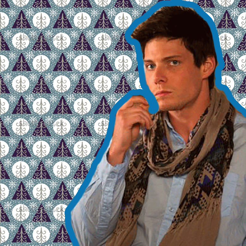 hunterparrishwrites:  Hunter Parrish Christmas Icons [2/3] 