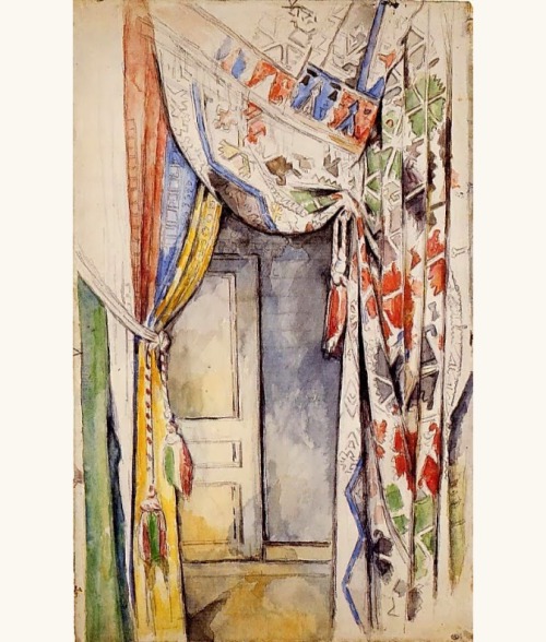 lilithsplace: &lsquo;Curtains&rsquo;, 1885 - Paul Cezanne (1839–1906)