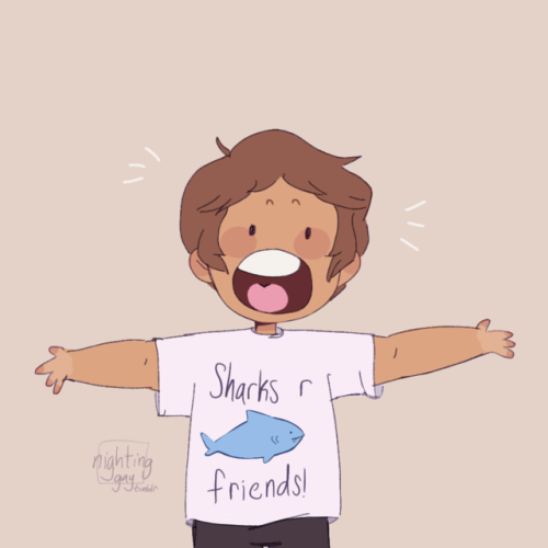 nightinggay:voltron: Lance likes sharks!me, a known shark lover n Lance stan: :DDD!!!!!!!