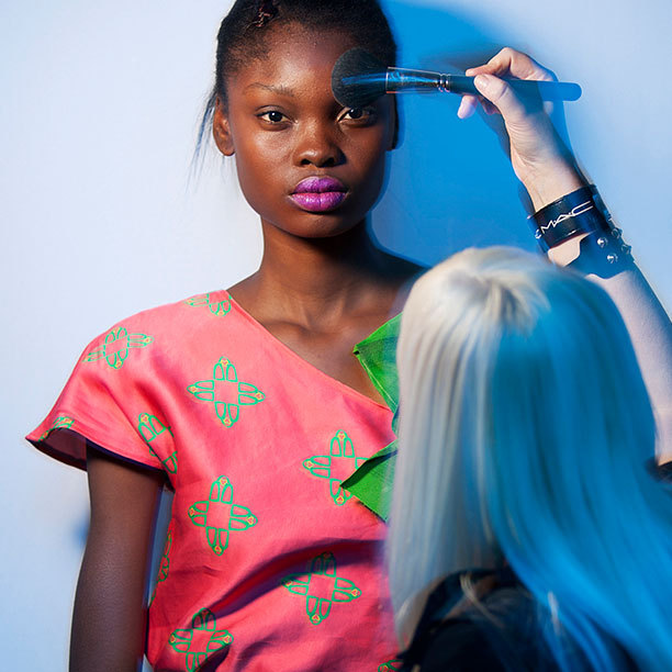 maccosmetics:  Backstage at Kibonen and Intisaar, Mercedes-Benz Fashion Week AFRICA