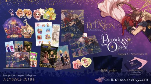 PREORDERS OPEN  ✨ Preorders are now open for FATEFUL REUNION: A Clerith Fanzine! Celebrate the love 