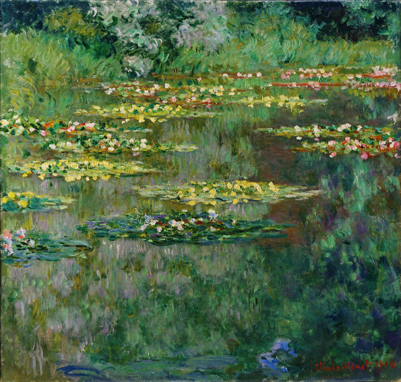 weepling:   Waterlilies or The Water Lily Pond, 1904, Denver Art Museum Claude Monet